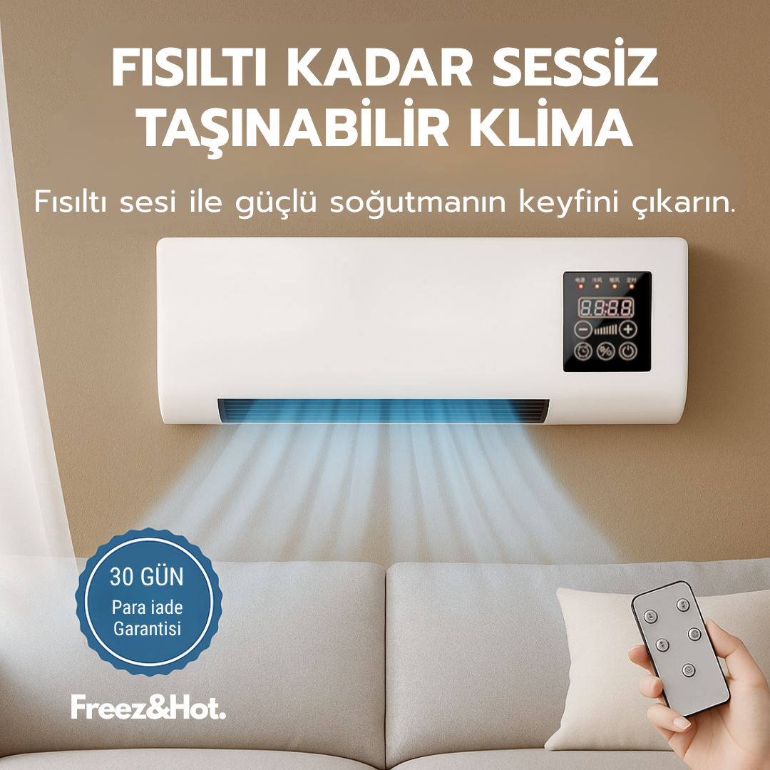 Freez&Hot™ Taşınabilir Klima (Soğutma/Isıtma)